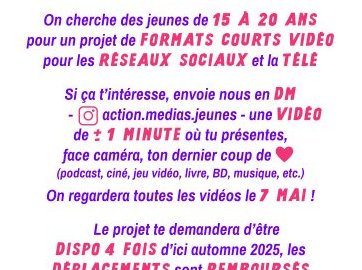 Action Médias Jeunes lance un casting pour un (…)