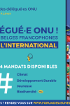 Recrutement des délégués ONU #2021-2022