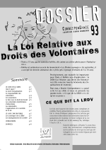 Dossier : Loi sur les droits des volontaires